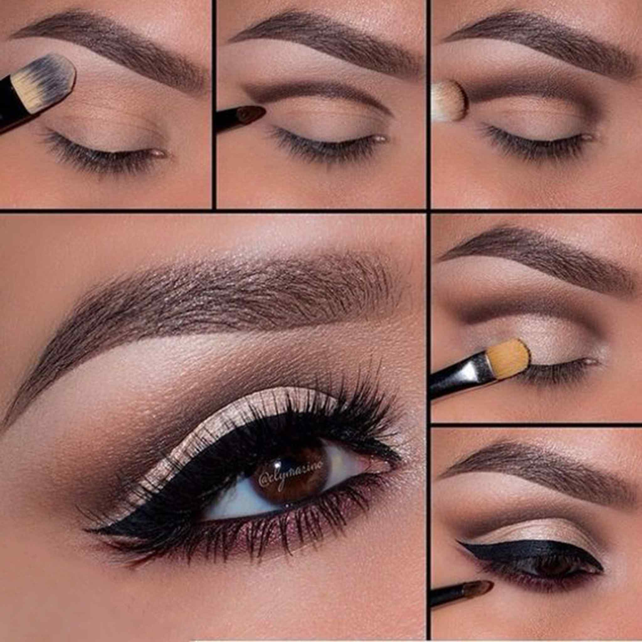 Natural Smokey Eye Makeup Make Up Tutorial For Beginners Step Step Natural Beautiful 5 Step