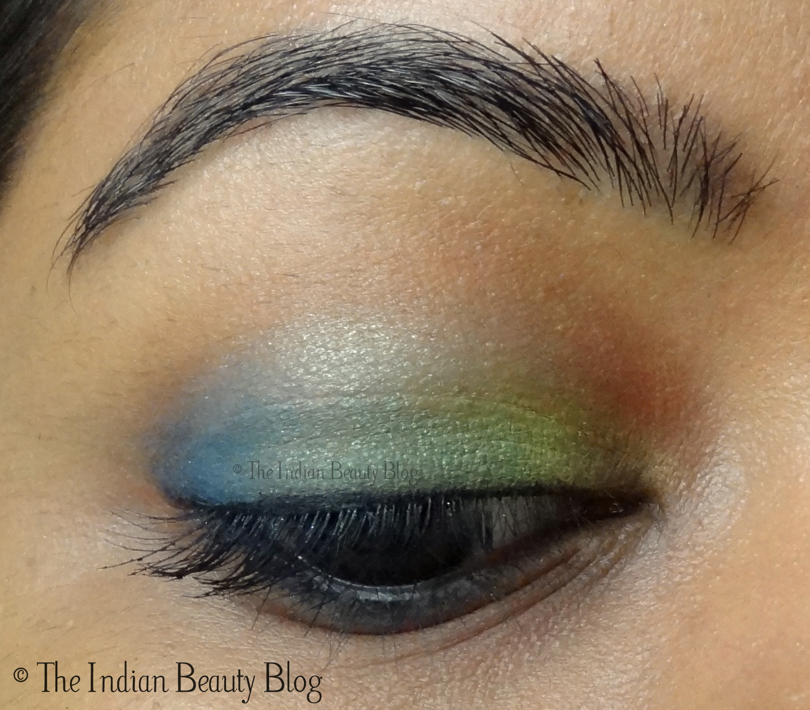 Neon Eye Makeup 30 Days Eye Makeup Challenge Look 7 Neons The Indian Beauty Blog