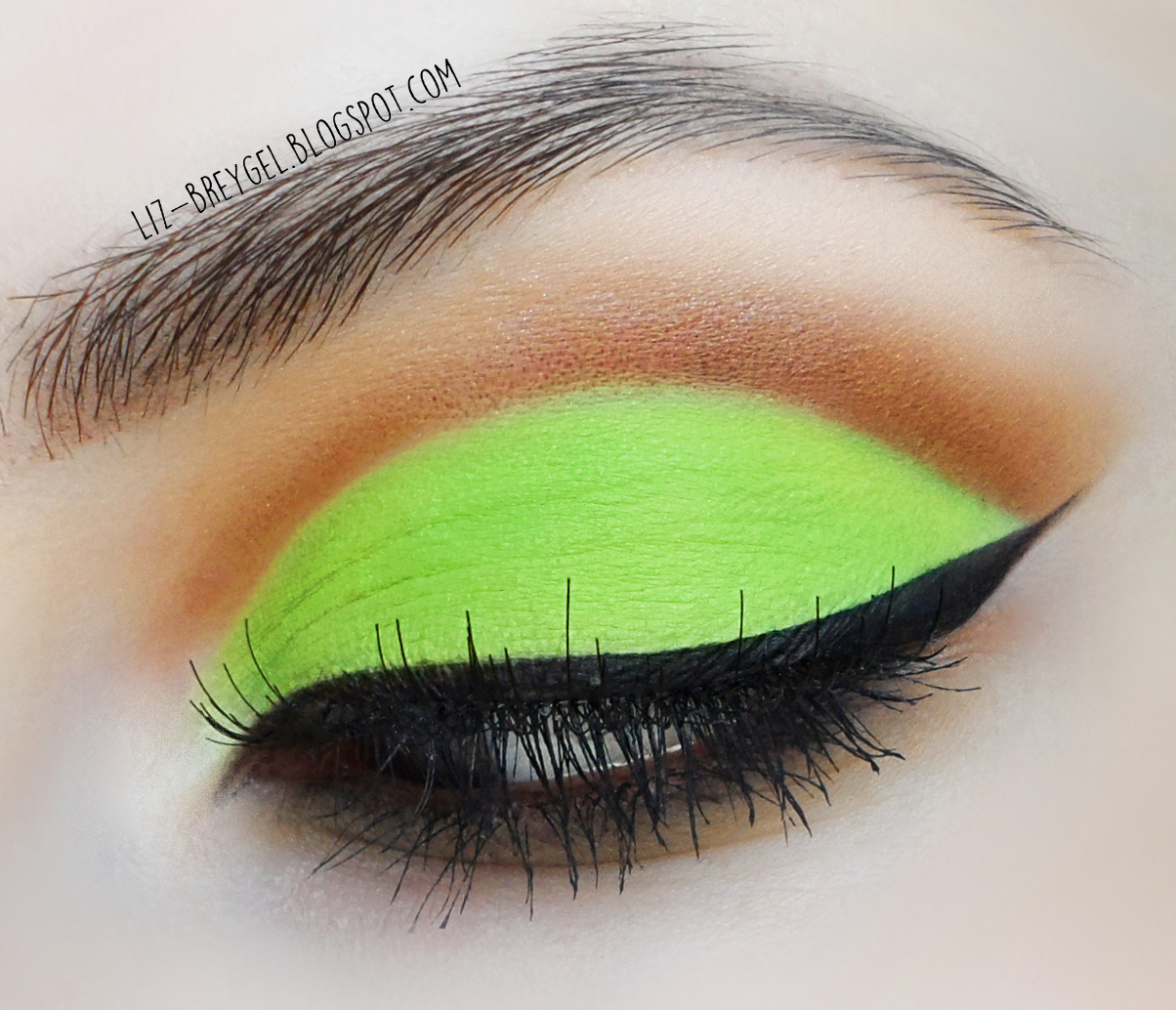 Neon Eye Makeup Neon Green Eye Makeup Step Step Tutorial