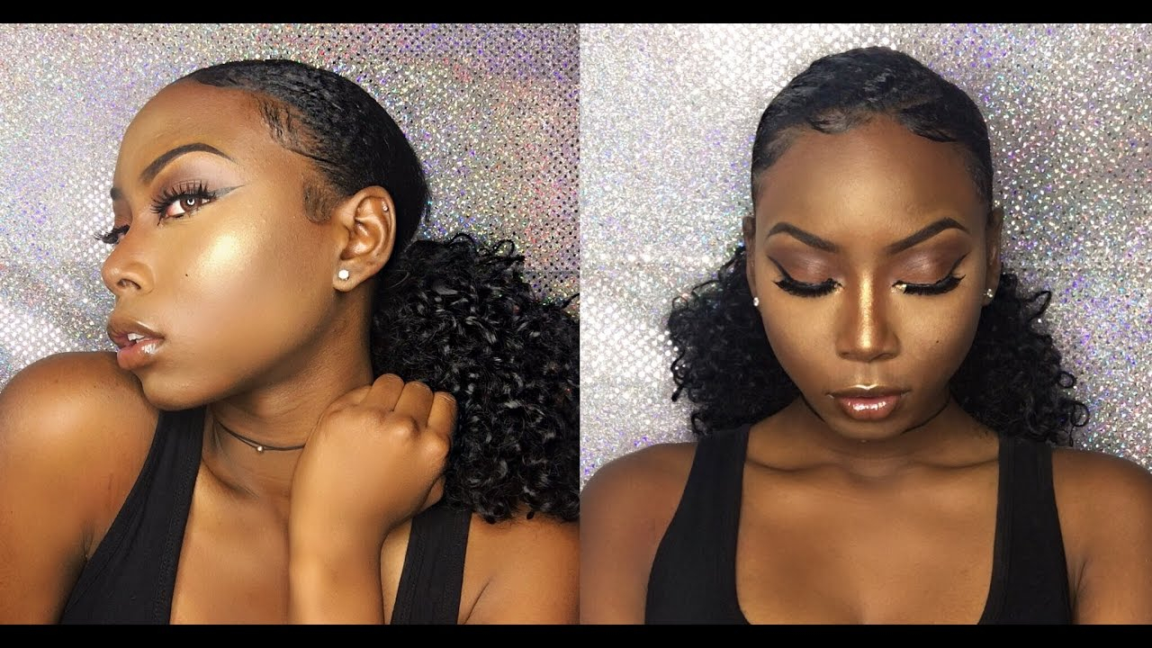 Neutral Eye Makeup For Dark Skin Dewy Neutral Makeup Tutorial For Darkbrown Skin Youtube