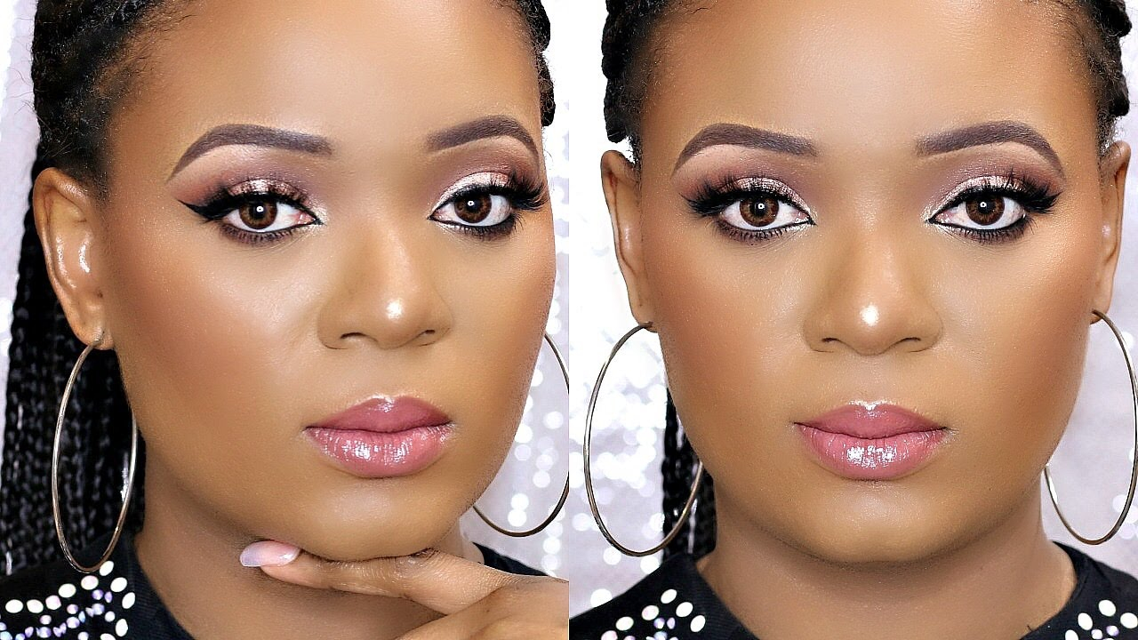 Neutral Eye Makeup For Dark Skin Full Glam Neutral Makeup Tutorial For Dark Skin Women Of Color