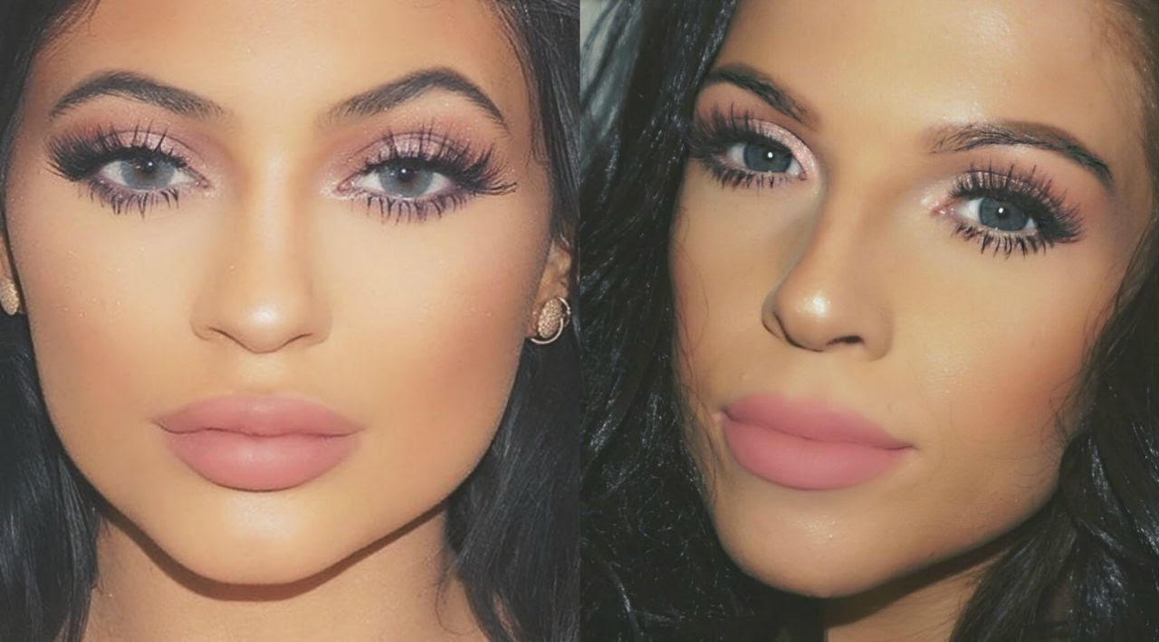 Pale Pink Eye Makeup Kylie Jenner Pink Eyes Makeup Tutorial Youtube