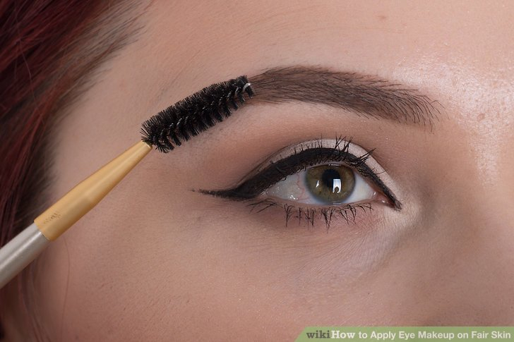 Pale Skin Eye Makeup How To Apply Eye Makeup On Fair Skin 9 Steps With Pictures