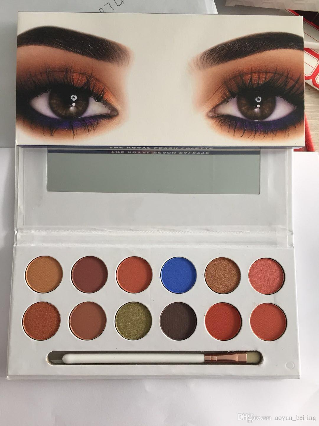 Peach Eye Makeup Dhl Hot New Makeup Cosmetics The Royal Peach Eyeshadow Palette