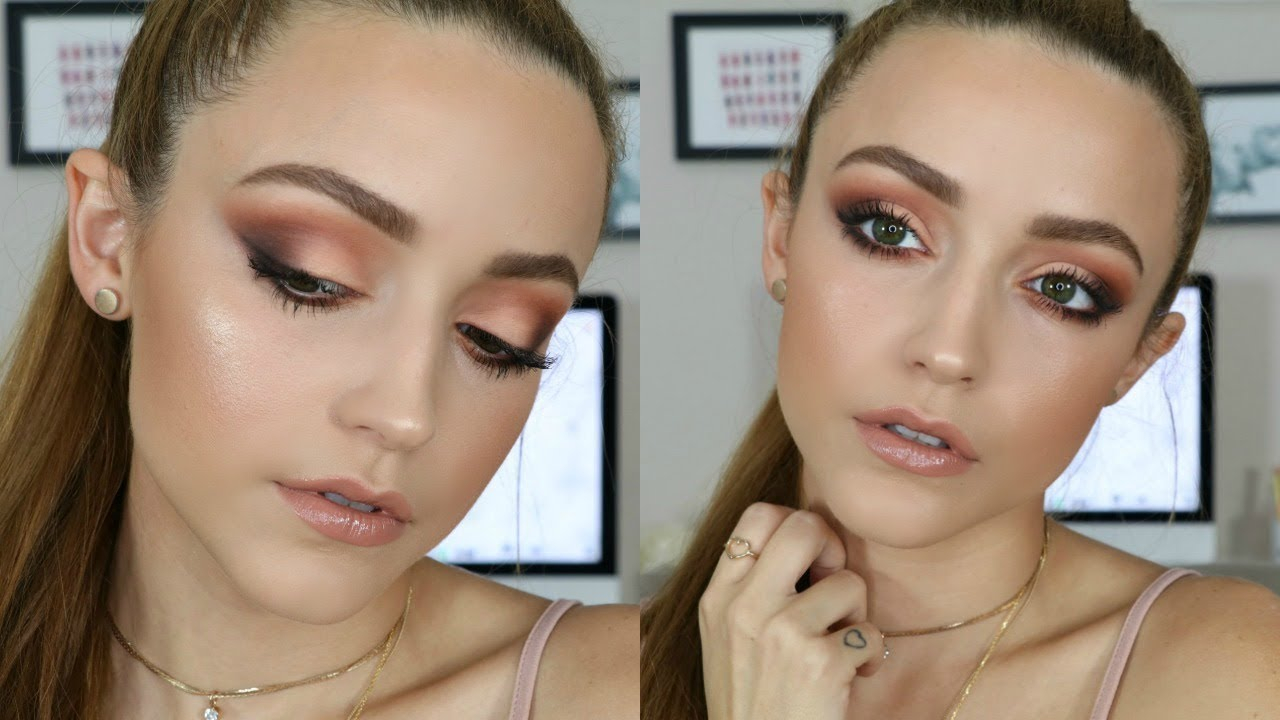 Peach Eye Makeup Matte Peach Smokey Eye Makeup Tutorial Youtube