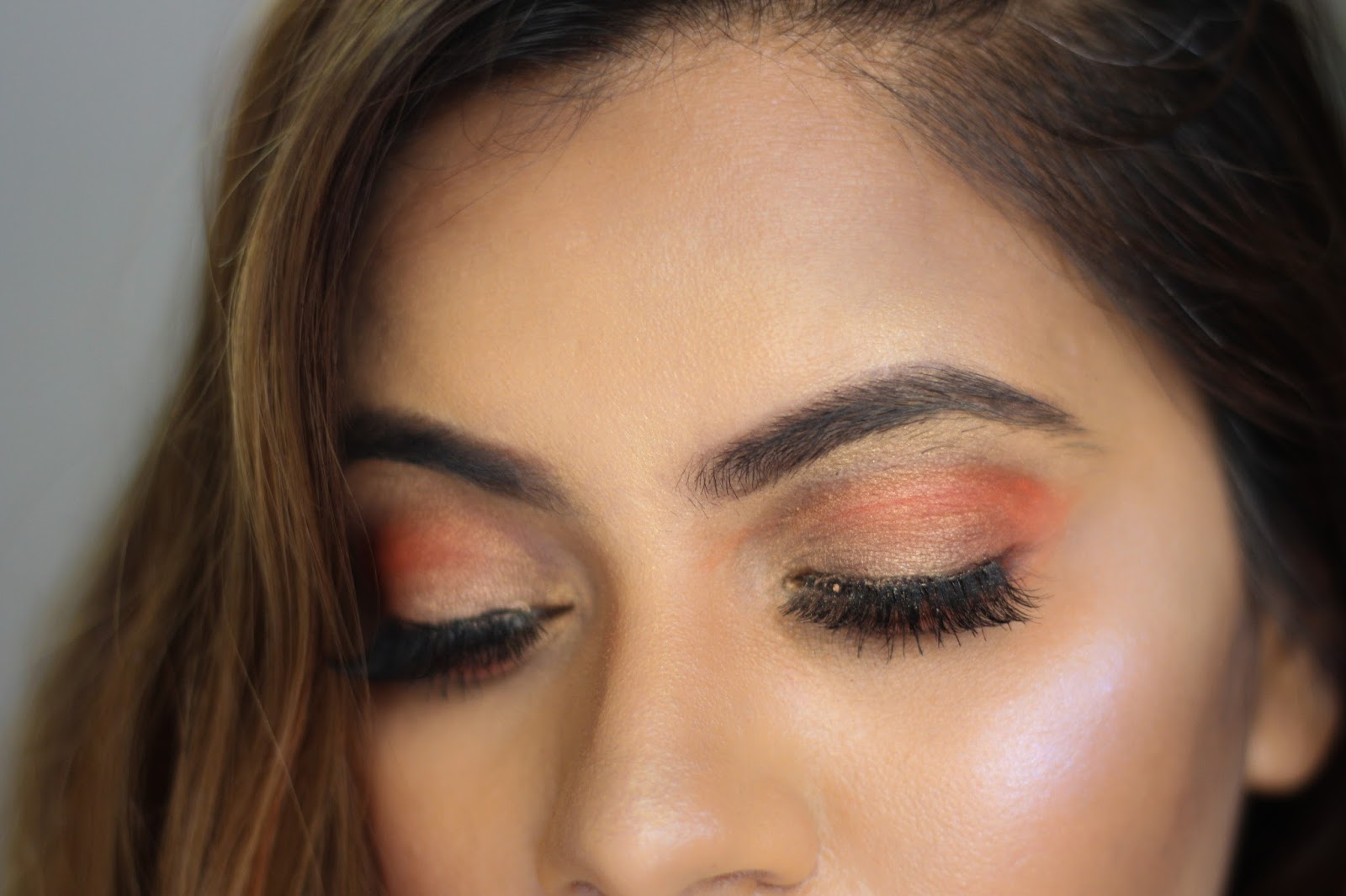 Peach Eye Makeup Peach Eyemakeup Day Glam Look Indian Beauty Diary