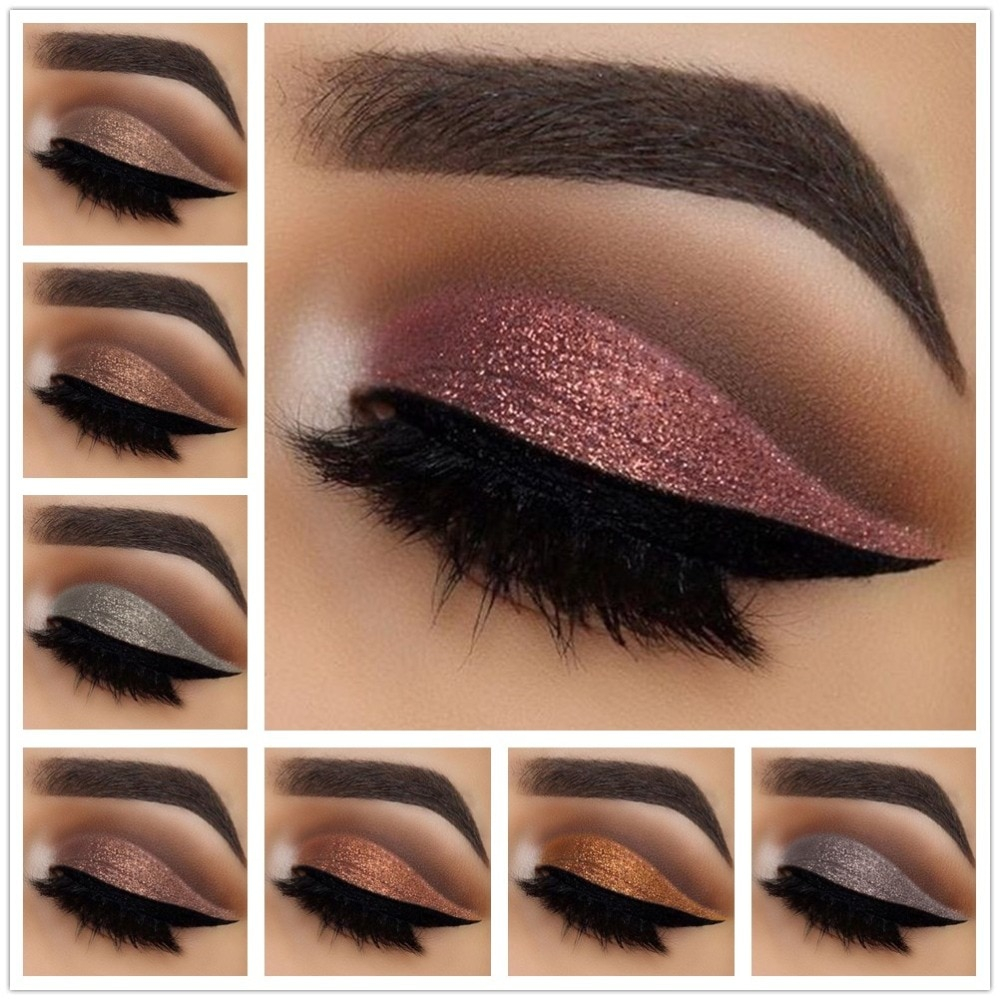 Peach Eye Makeup Pudaier Eye Glitter Shadow Liquid Makeup