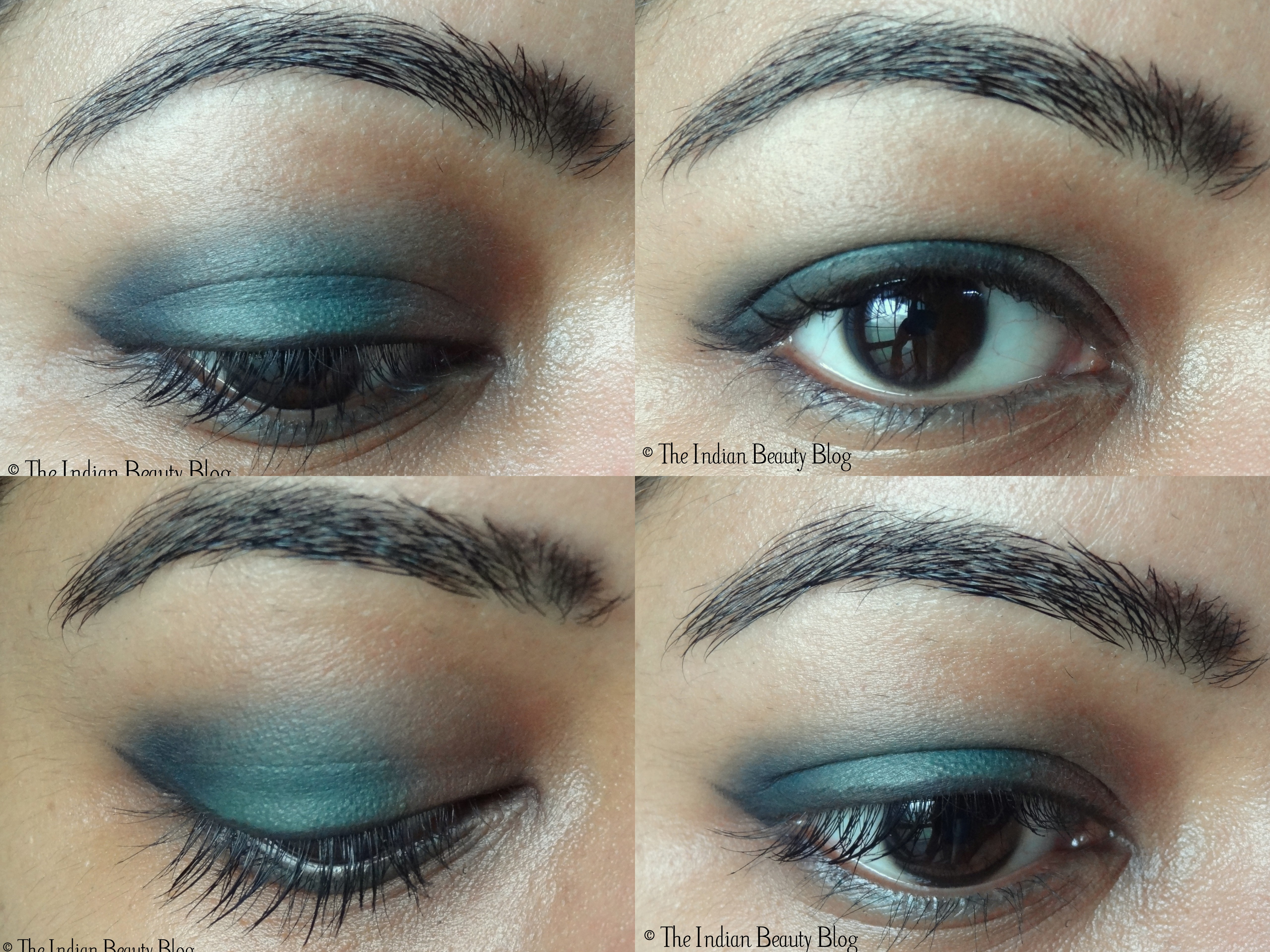 Peacock Eye Makeup 30 Days Eye Makeup Challenge Look 5 Peacock Blue The Indian