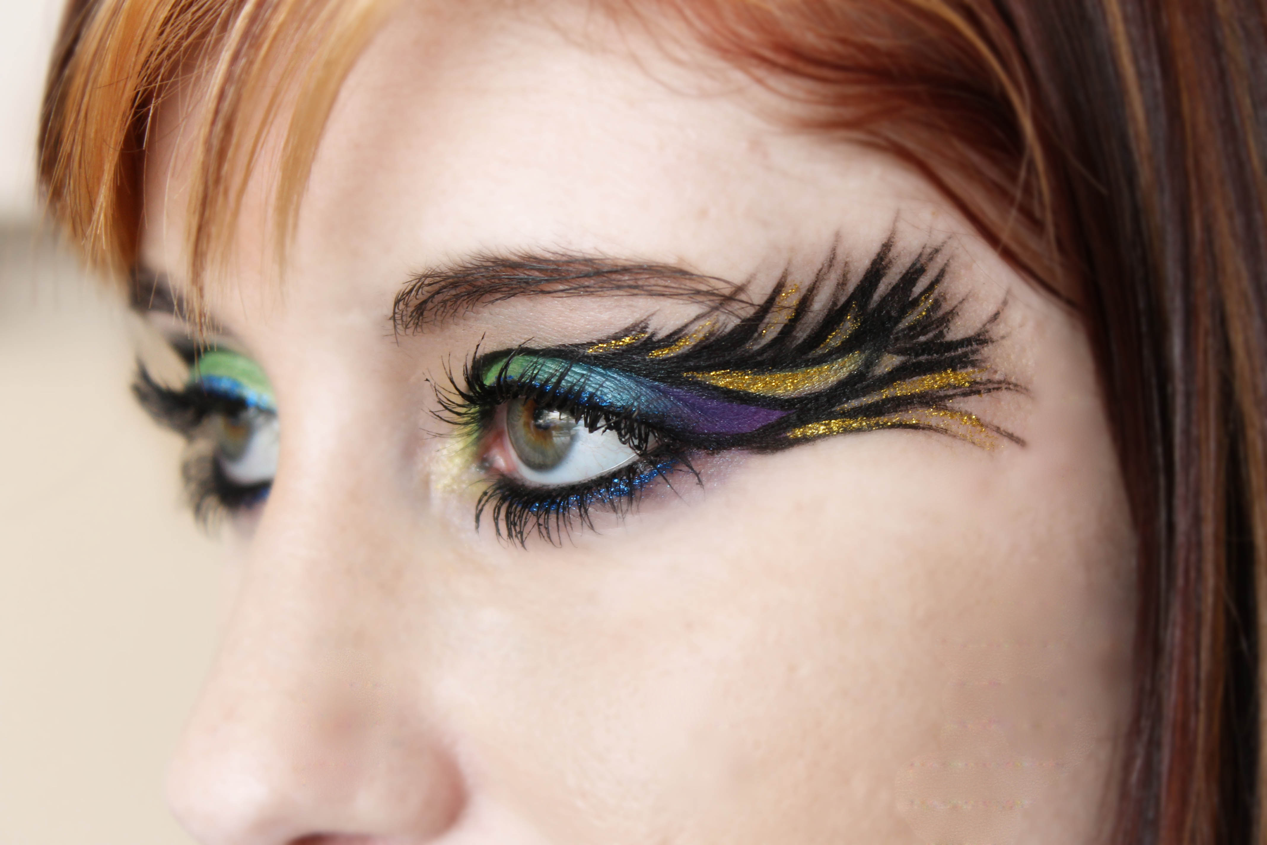 Peacock Eye Makeup Eye Makeup Olivia Cannizzaro