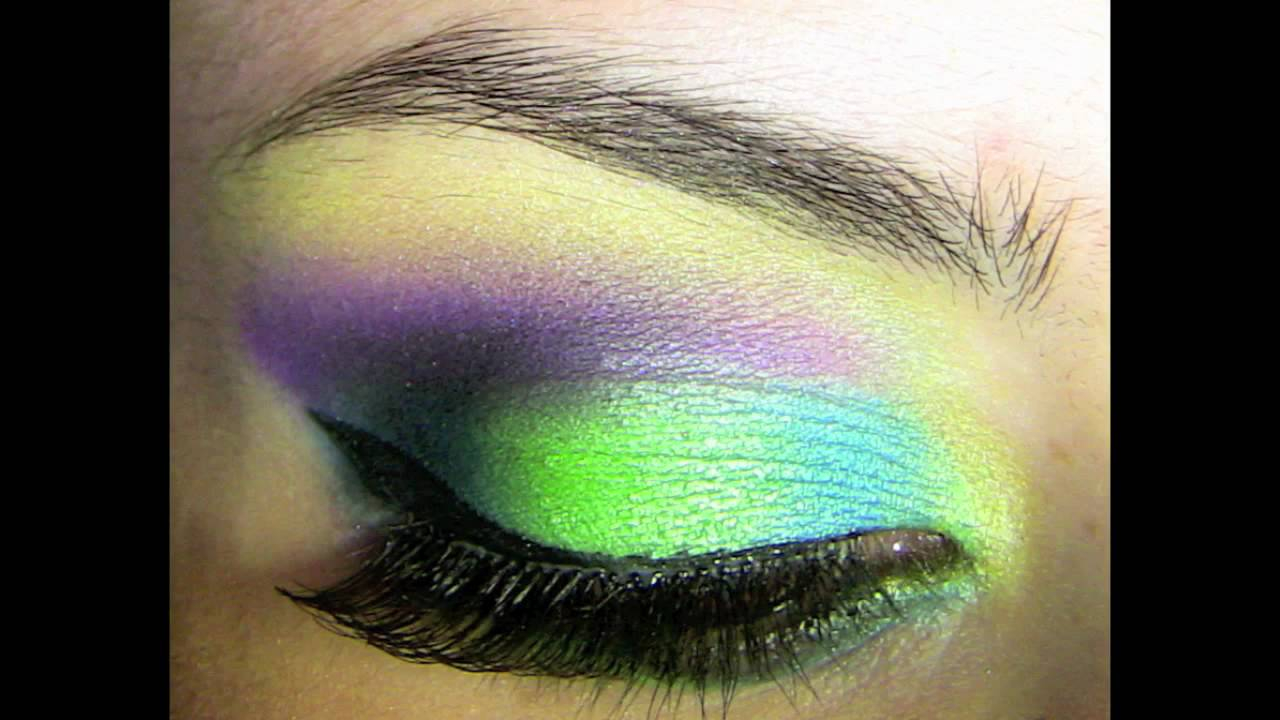 Peacock Eye Makeup Peacock Eyeshadow Makeup Tutorial Youtube