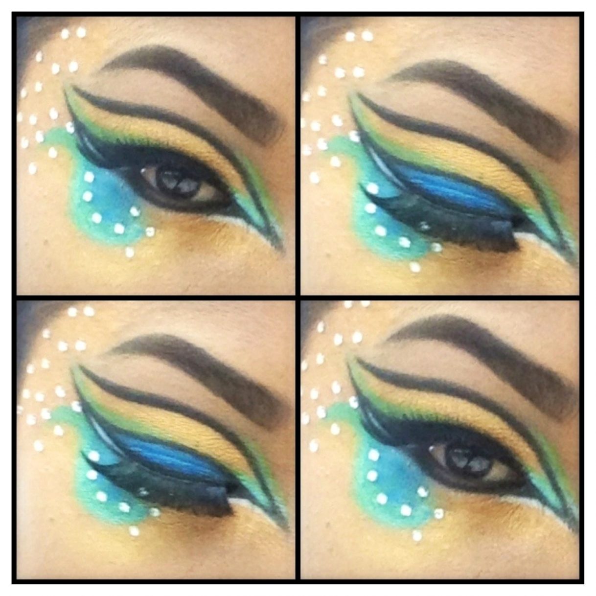 Peacock Eye Makeup Peacock Inspired Dramatic Eye Makeup Ideas Makeup Pinterest