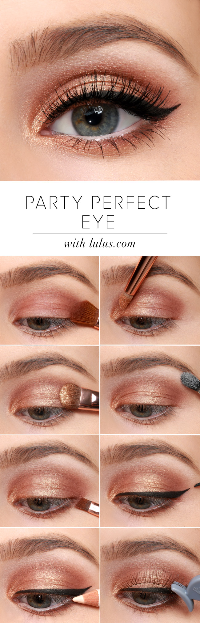 Perfect Eye Makeup Lulus How To Party Perfect Eye Makeup Tutorial Lulus Fashion Blog