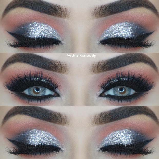 Pink And Silver Eye Makeup 43 Glitzy Nye Makeup Ideas Stayglam Page 4