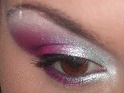 Pink And Silver Eye Makeup Hot Pink Silver Makeup Tutorial Youtube