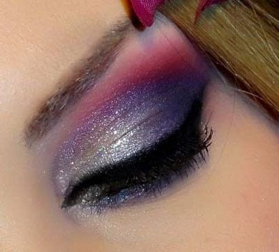 Pink And Silver Eye Makeup Purple Pink And Silver Eye Veronica M On The Makeup Bee Make