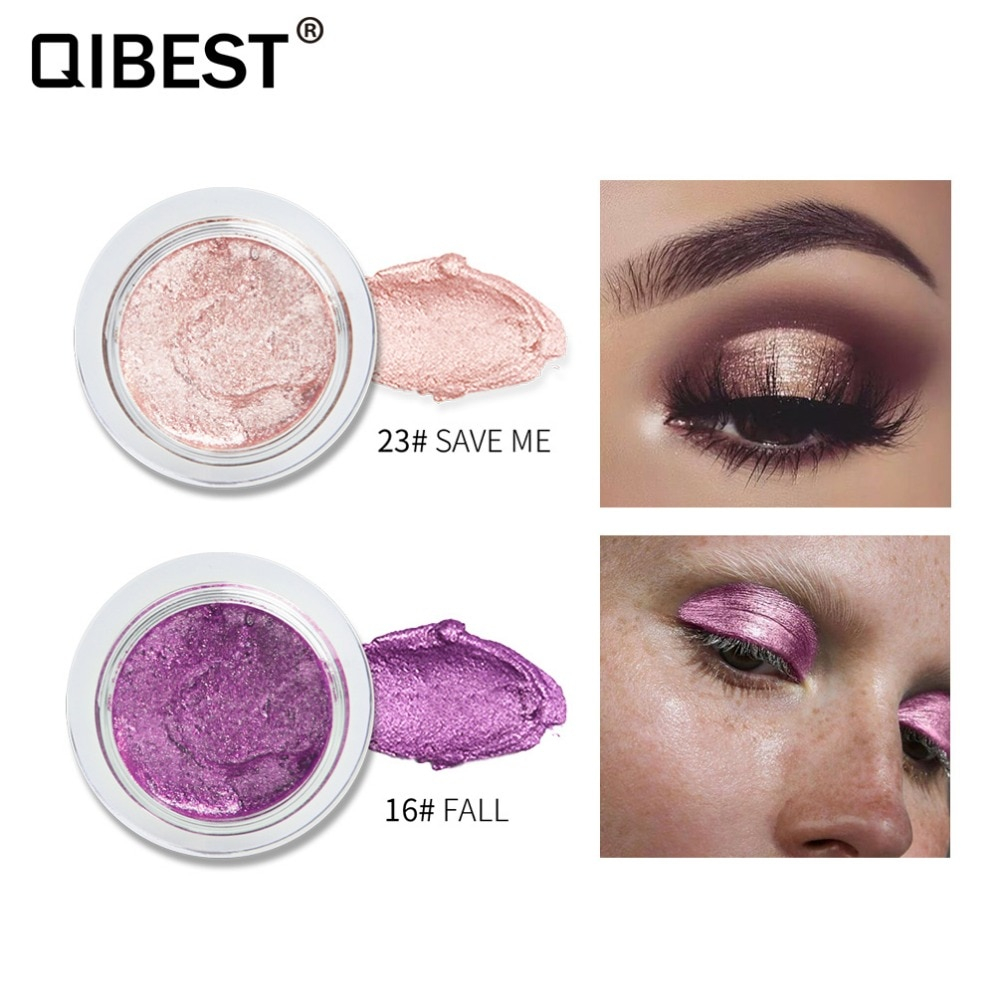 Pink And White Eye Makeup Detail Feedback Questions About Qibest Eye Makeup Shimmer Eyeshadow