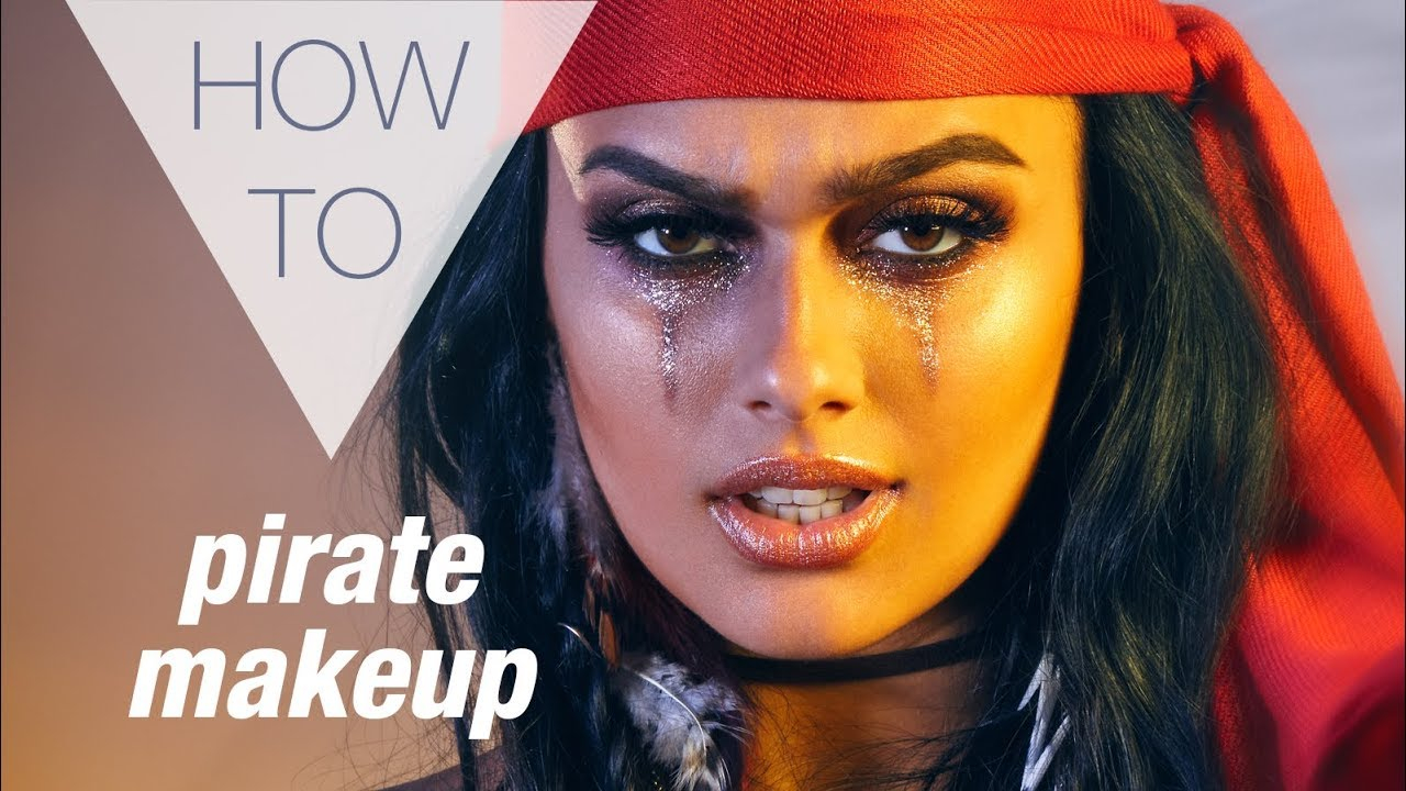 Pirate Eye Makeup Pirate Halloween How To Makeup Tutorial Youtube