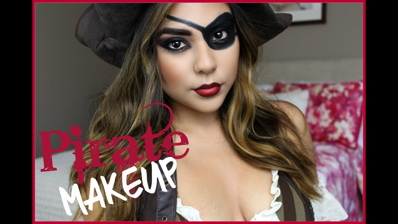 Pirate Eye Makeup Pirate Halloween Makeup Youtube