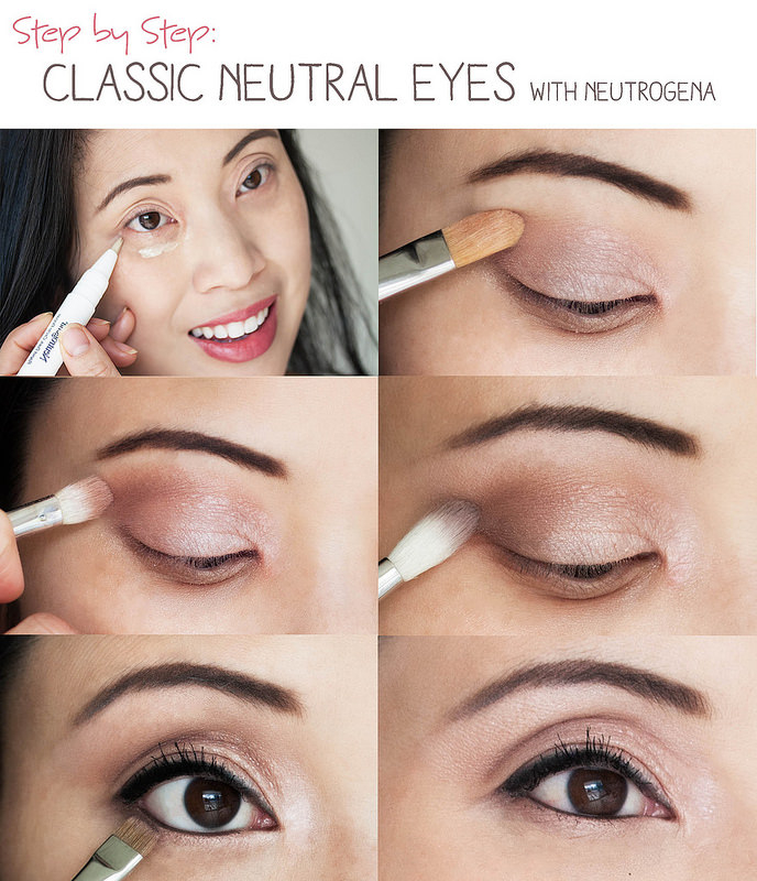 Pretty Neutral Eye Makeup Makeup Tutorial Quick Easy Classic Neutral Eyes Cute And Little