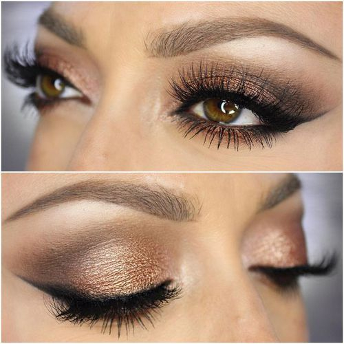 Pretty Neutral Eye Makeup Pretty Shimmery Neutral Eye Makeup On We Heart It