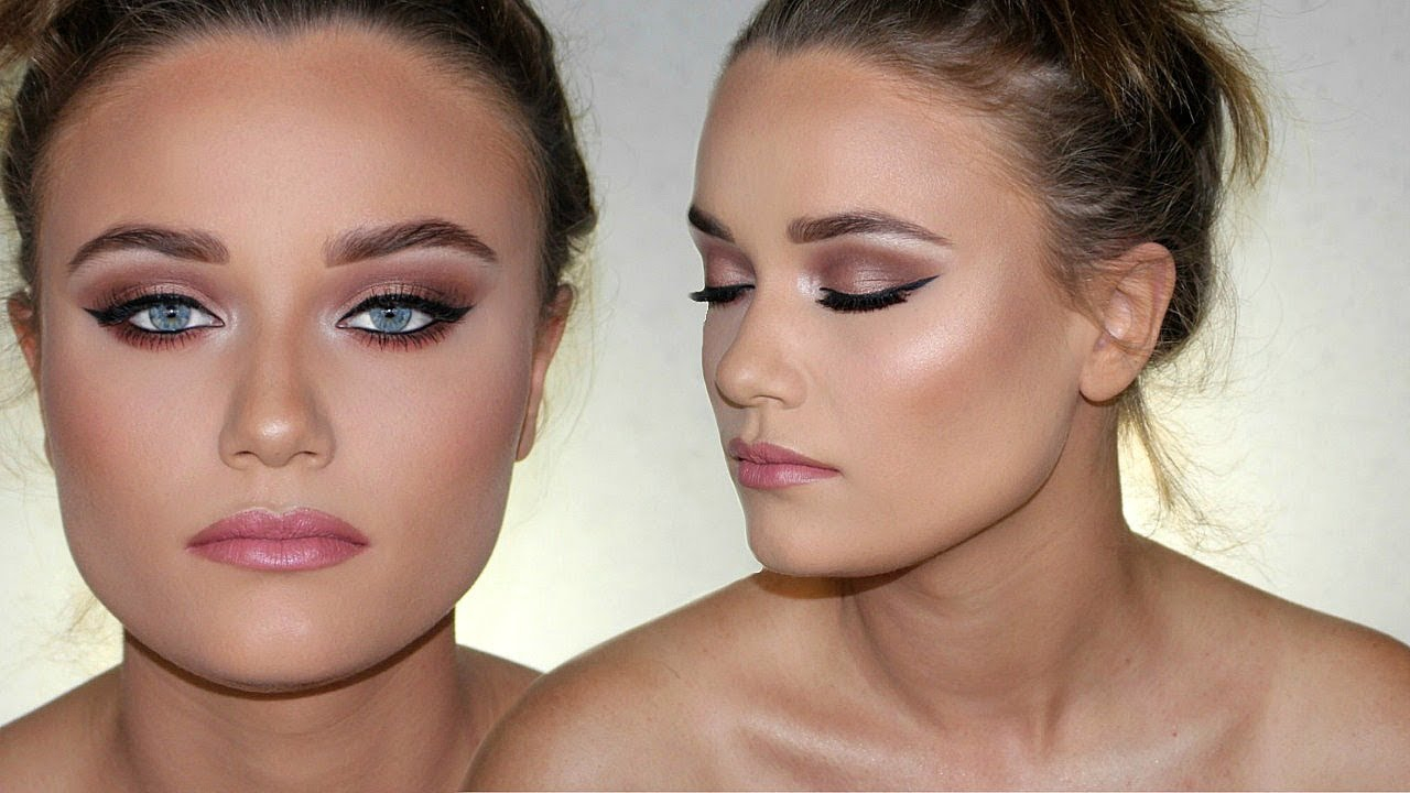 Prom Makeup For Blue Eyes How To Make Blue Eyes Pop Client Prom Makeup Tutorial