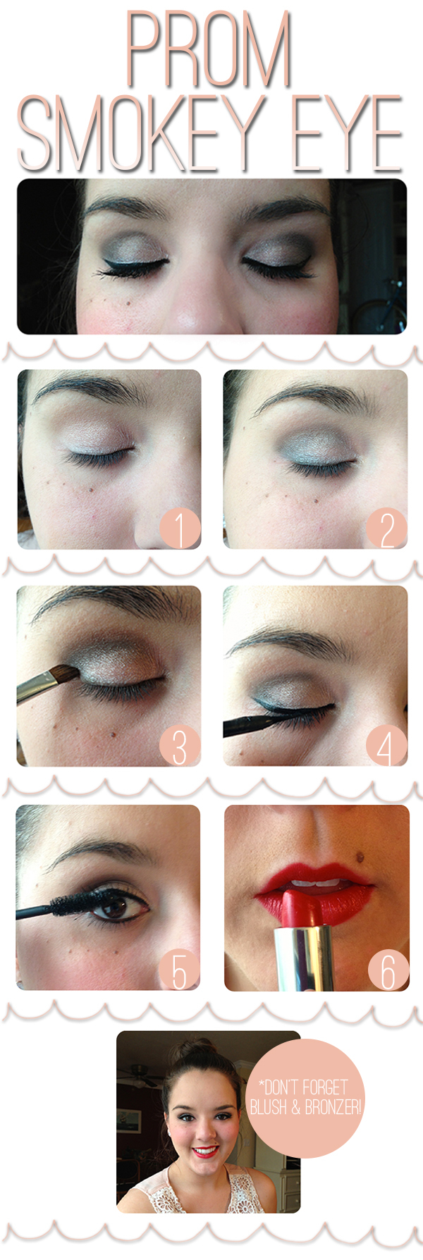 Prom Makeup Tutorial For Blue Eyes Prom Smokey Eye Makeup Tutorial The Lovely Project
