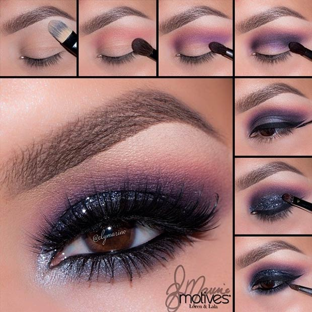 Purple And Gold Smokey Eye Makeup 21 Glamorous Smokey Eye Tutorials Stayglam