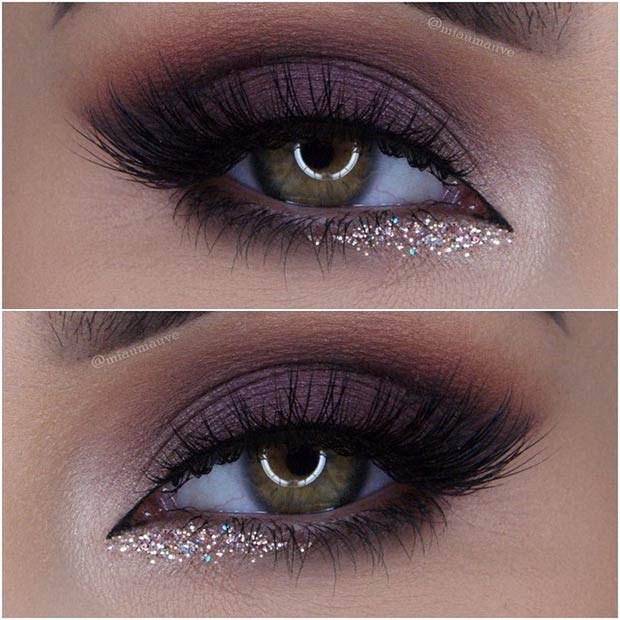 Purple And Gold Smokey Eye Makeup 40 Hottest Smokey Eye Makeup Ideas 2019 Smokey Eye Tutorials For