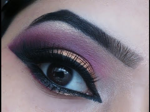 Purple And Gold Smokey Eye Makeup Pink And Gold Smokey Eyes Glam Indianpakistani Bridal Makeup