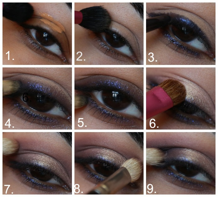 Purple And Gold Smokey Eye Makeup Purple Gold Smokey Eye Makeup Tutorial