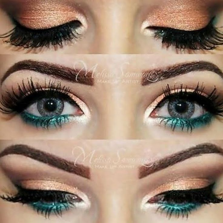Purple And Turquoise Eye Makeup 10 Golden Peach Makeup You Must Love Pretty Designs