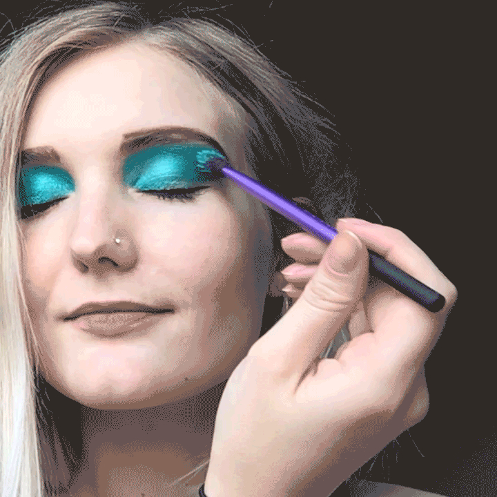 Purple And Turquoise Eye Makeup Editors Review The Badass Asos Eyeshadow That The Beauty World