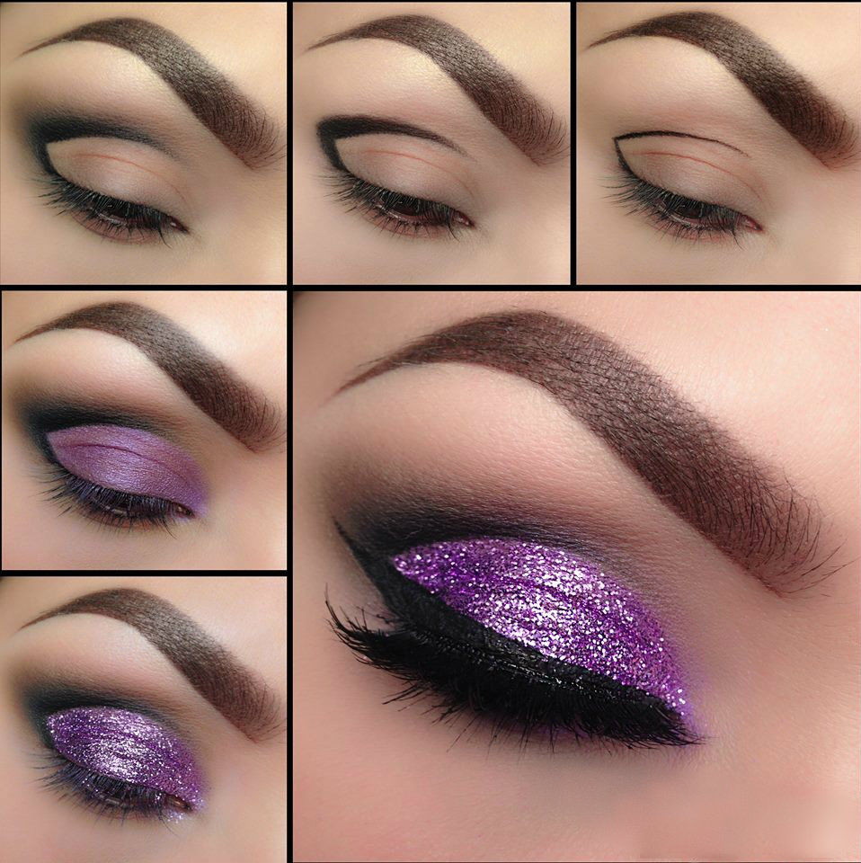 Purple Eye Makeup Glitter Purple Eyeshadow Pictures Photos And Images For Facebook