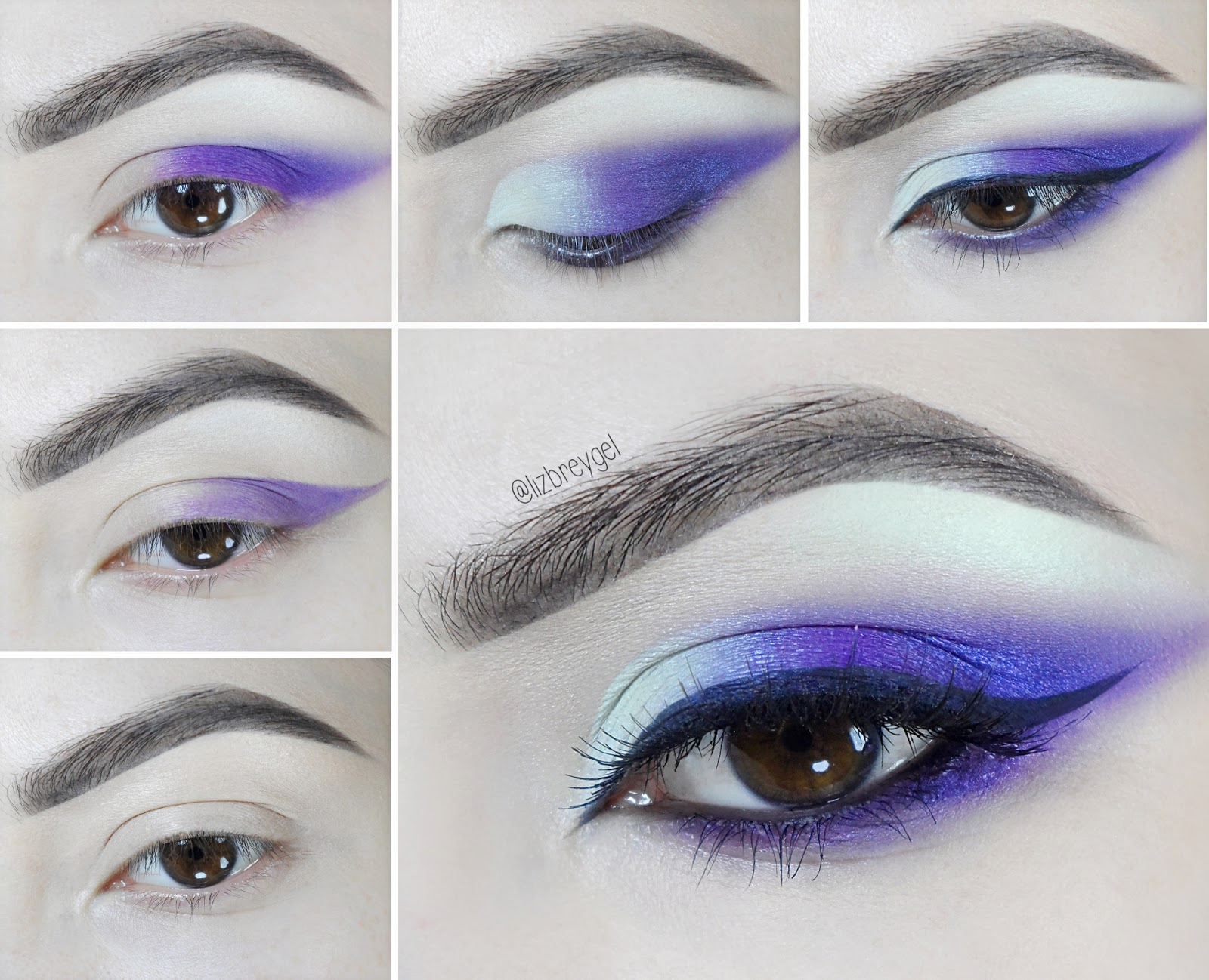 Purple Makeup Brown Eyes Deep Purple Smoke Makeup Tutorial For Brown Eyes