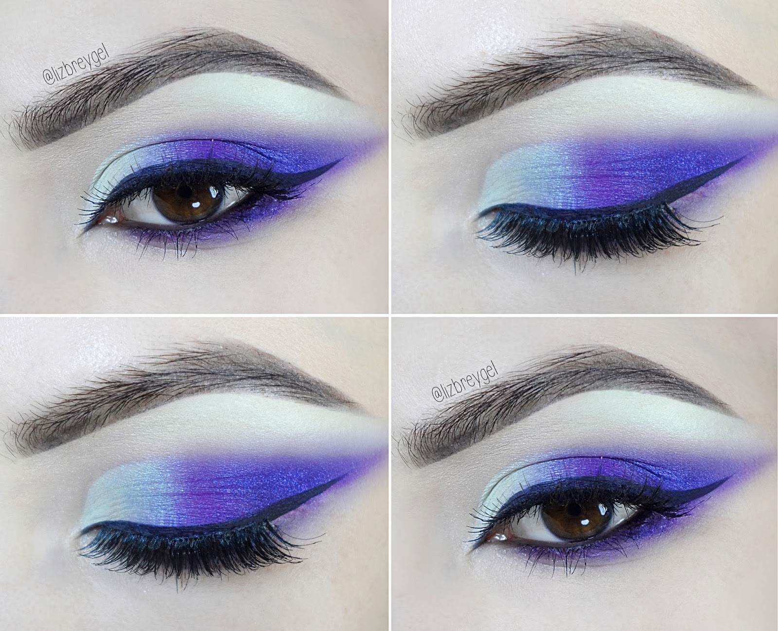 Purple Makeup Brown Eyes Deep Purple Smoke Makeup Tutorial For Brown Eyes