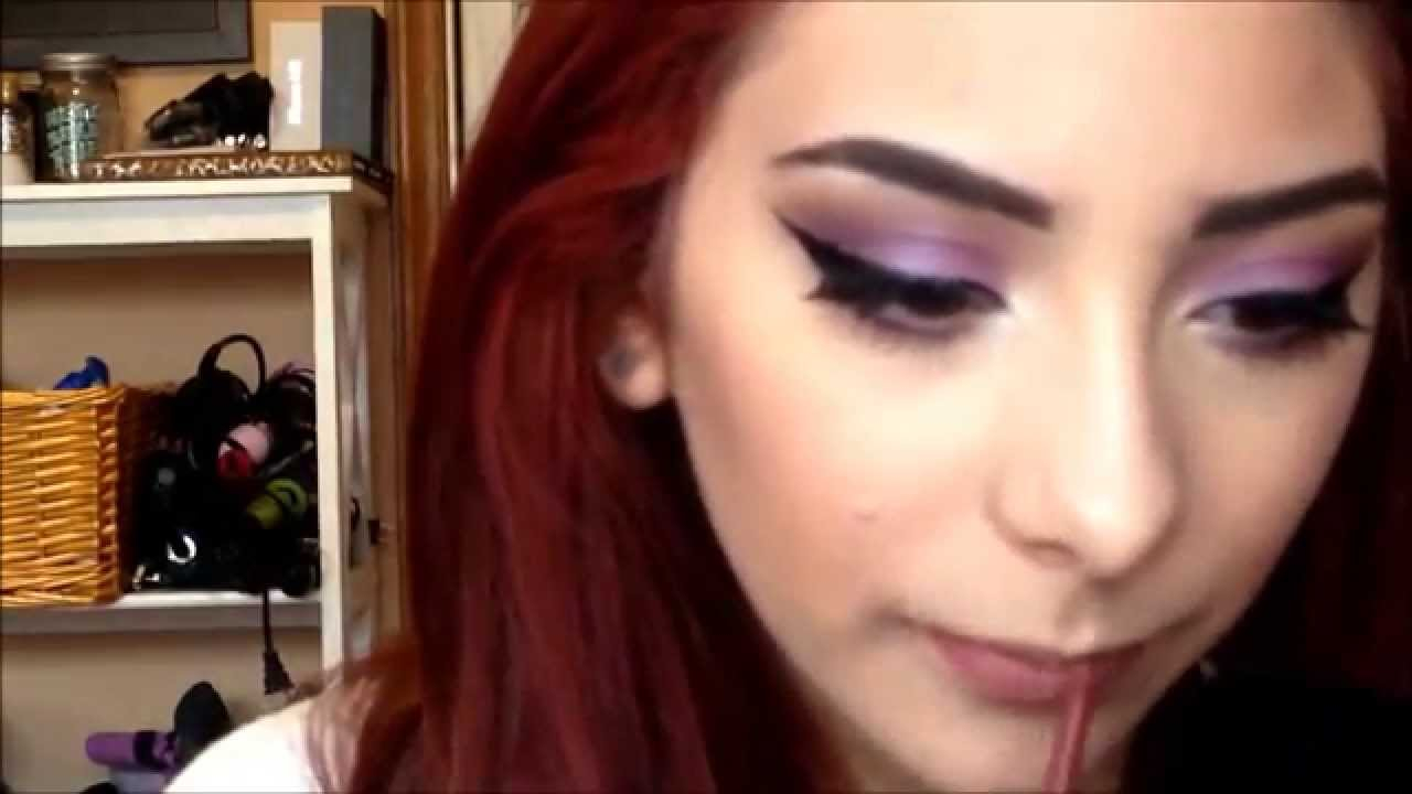 Purple Makeup Brown Eyes Makeup Tutorial Purple Makeup For Brown Eyes Youtube