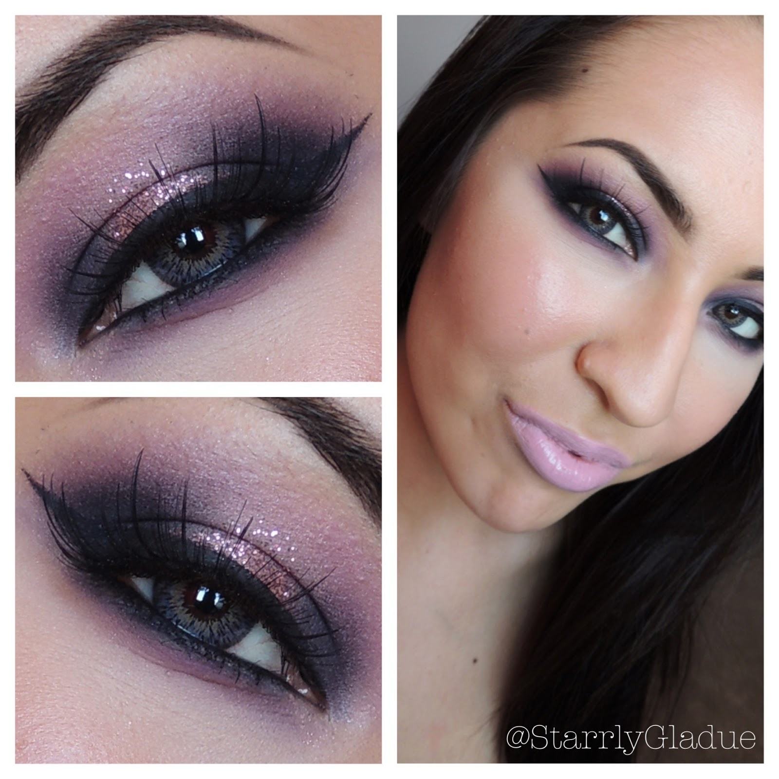 Purple Smokey Eye Makeup For Brown Eyes Makeup Starrly Purple Smokey Eye