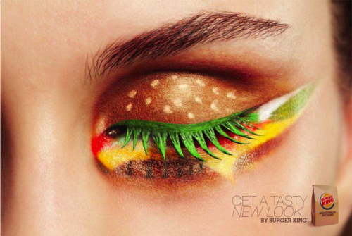 Really Good Eye Makeup Great British Chefs Hungry Eyes Burger King Eye Make Up
