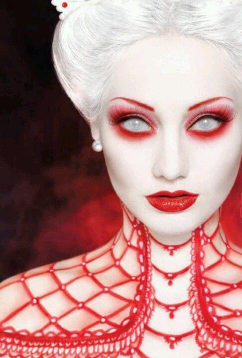 Red Halloween Eye Makeup Halloween Makeup Ideas Red And White Nelly Recchia For Vampire
