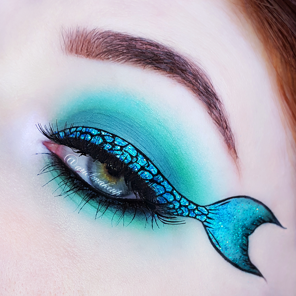 Scary Eye Makeup Ariel Make Up Make Up Beauty With A Princess Touch The