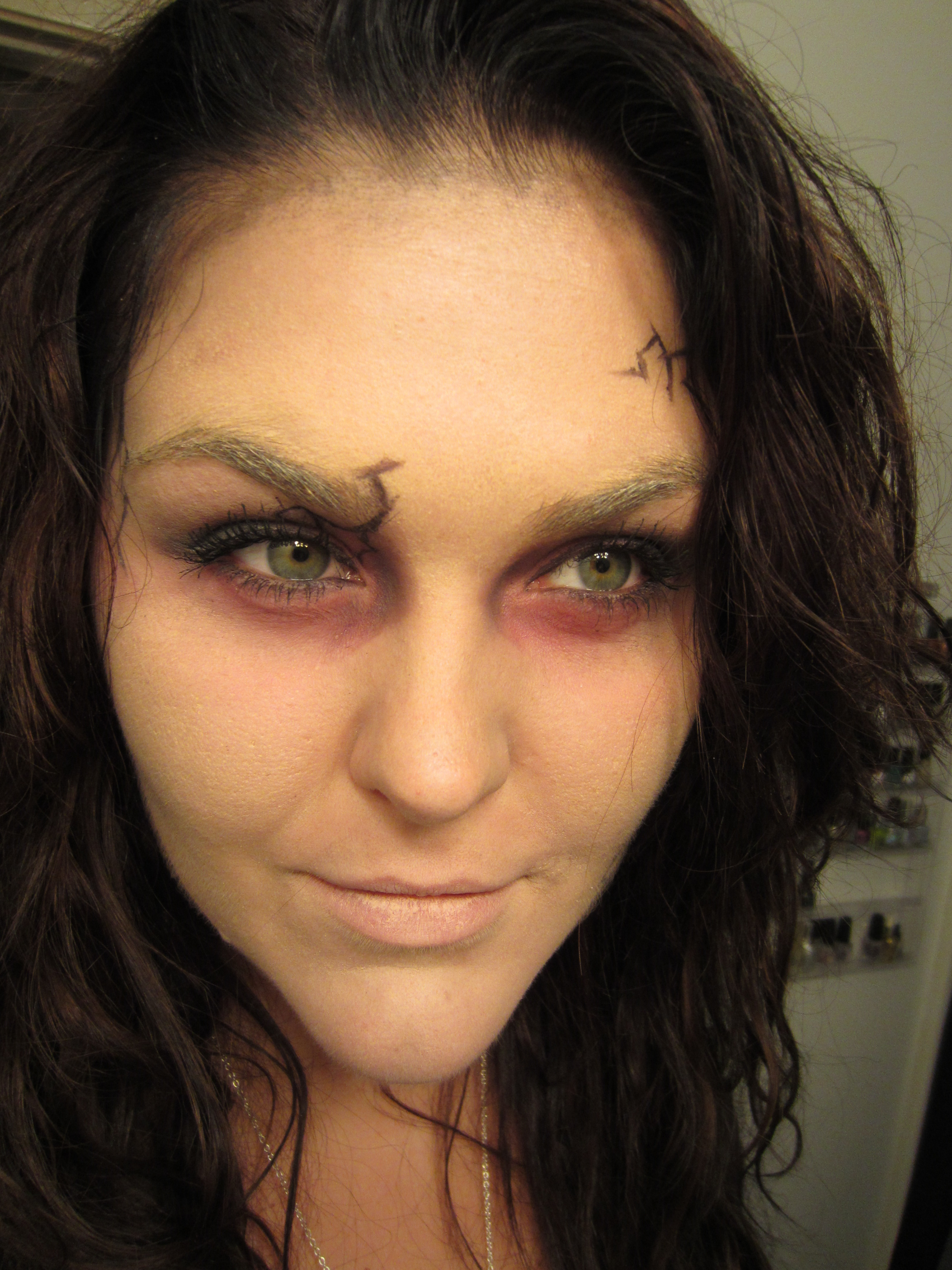 Scary Eye Makeup Zombie Halloween Makeup Misshollyberries