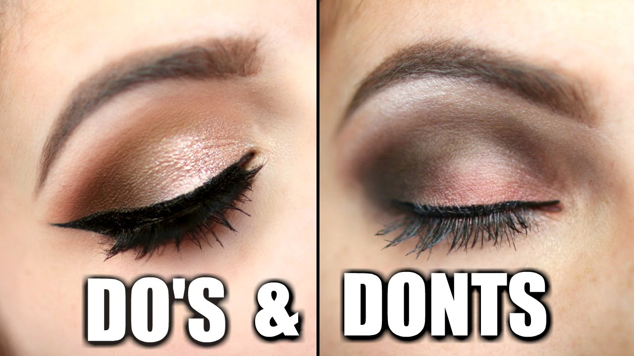 Shaded Eye Makeup Eyeshadow Dos And Donts Youtube