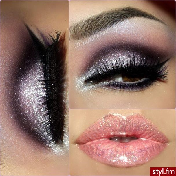 Silver And Purple Eye Makeup A Collection Of 40 Best Glitter Makeup Tutorials And Ideas For 2019
