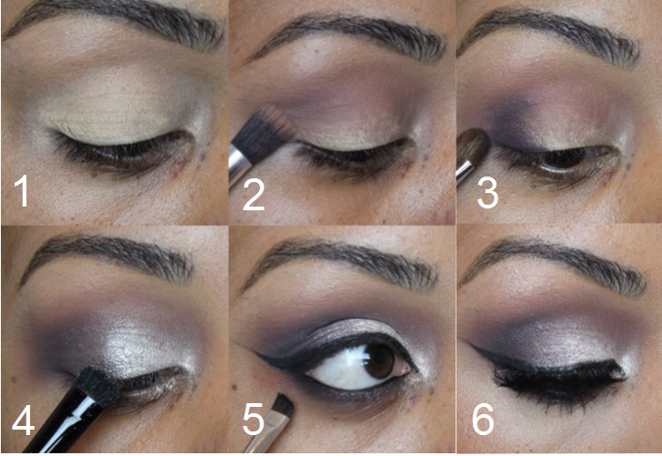 Silver And Purple Eye Makeup Makeup Step Step Purple Silver Smokey Eye Nicoles Beauty Blog