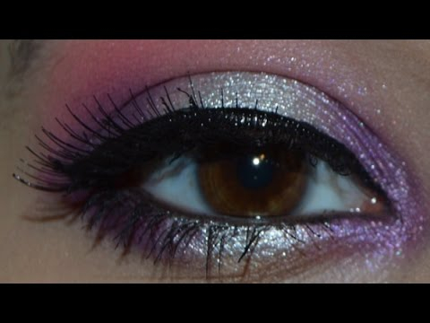 Silver And Purple Eye Makeup Prom 2015 Purple And Silver Eye Makeup Tutorial Youtube