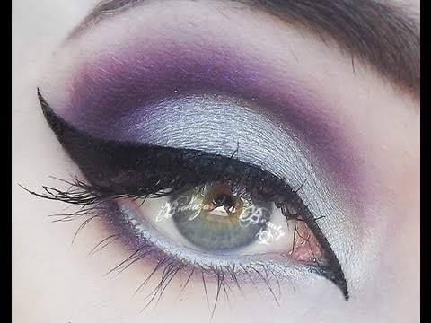 Silver And Purple Eye Makeup Purple And Silver Makeup Tutorial Youtube