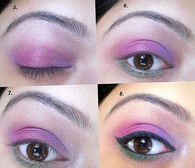 Silver And Purple Eye Makeup Purple Green Silver Eye Makeup Tutorial