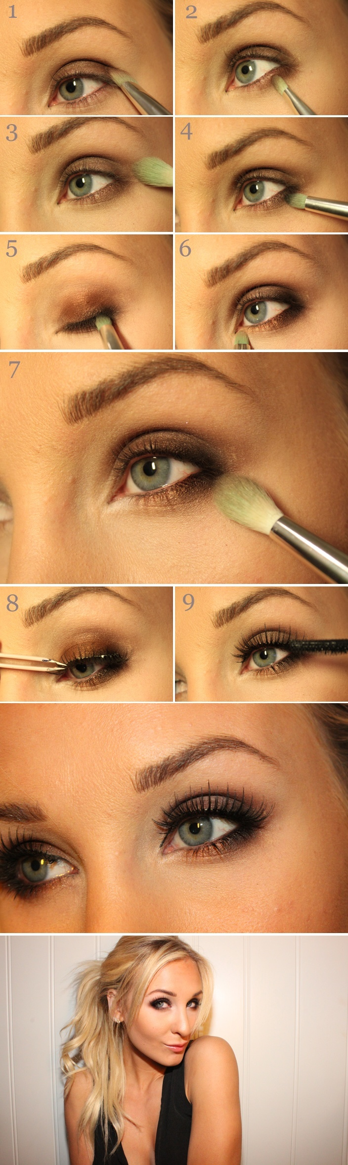 Simple Brown Eye Makeup Tutorial 25 Easy And Dramatic Smokey Eye Tutorials This Season