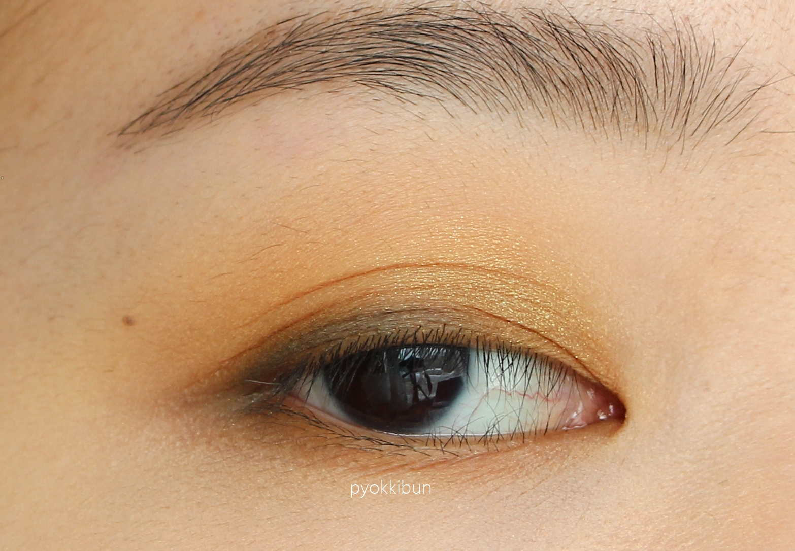 Simple Eye Makeup Simple Yellow Eye Makeup Pyokkibun