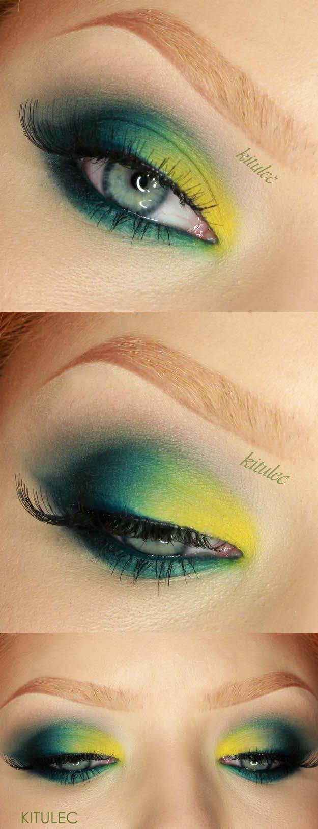 Simple Eye Makeup Tutorial 50 Perfect Makeup Tutorials For Green Eyes The Goddess